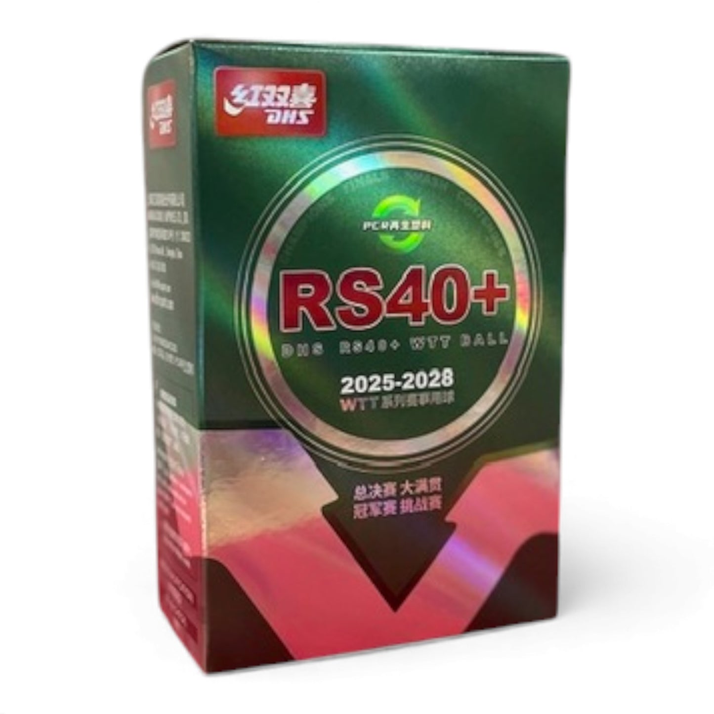 DHS RS40+ WTT Balles de Tennis de Table - Balles Officielles WTT