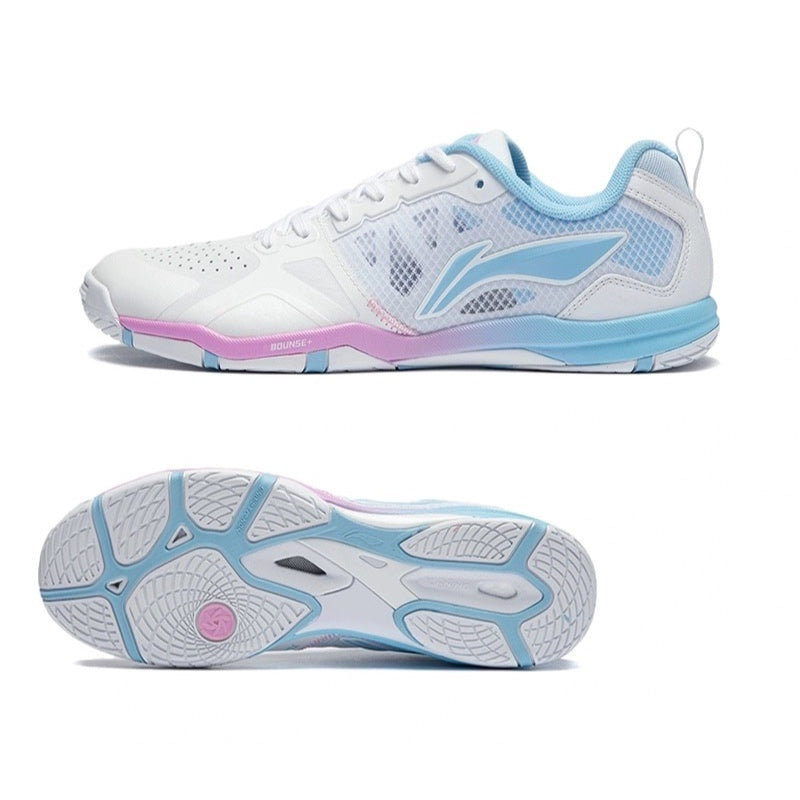 Chaussures de ping-pong - Li-Ning Hawkeye 2.0 PRO (bleu/blanc/rose)