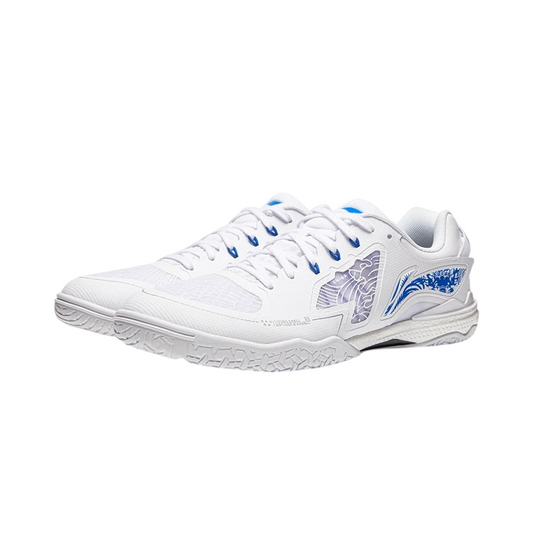 Li Ning New Kirin 3.0 Table Tennis competition shoes 2024 - White / Blue