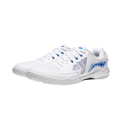 Ping Pong Shoes - Li Ning - New Kirin 3.0 (White / Blue)