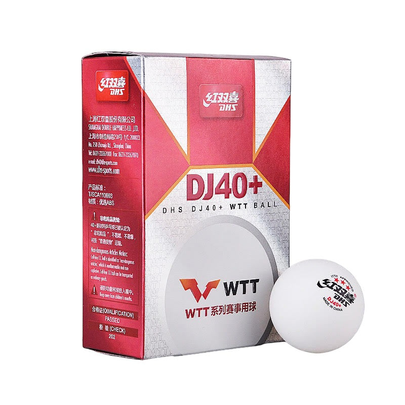 Balles de tennis de table DHS - DJ 40+ WTT