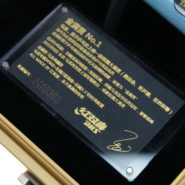 DHS Ma Long DHS W968 Olympic "Boîte de collection d'or ÉDITION SPÉCIALE"