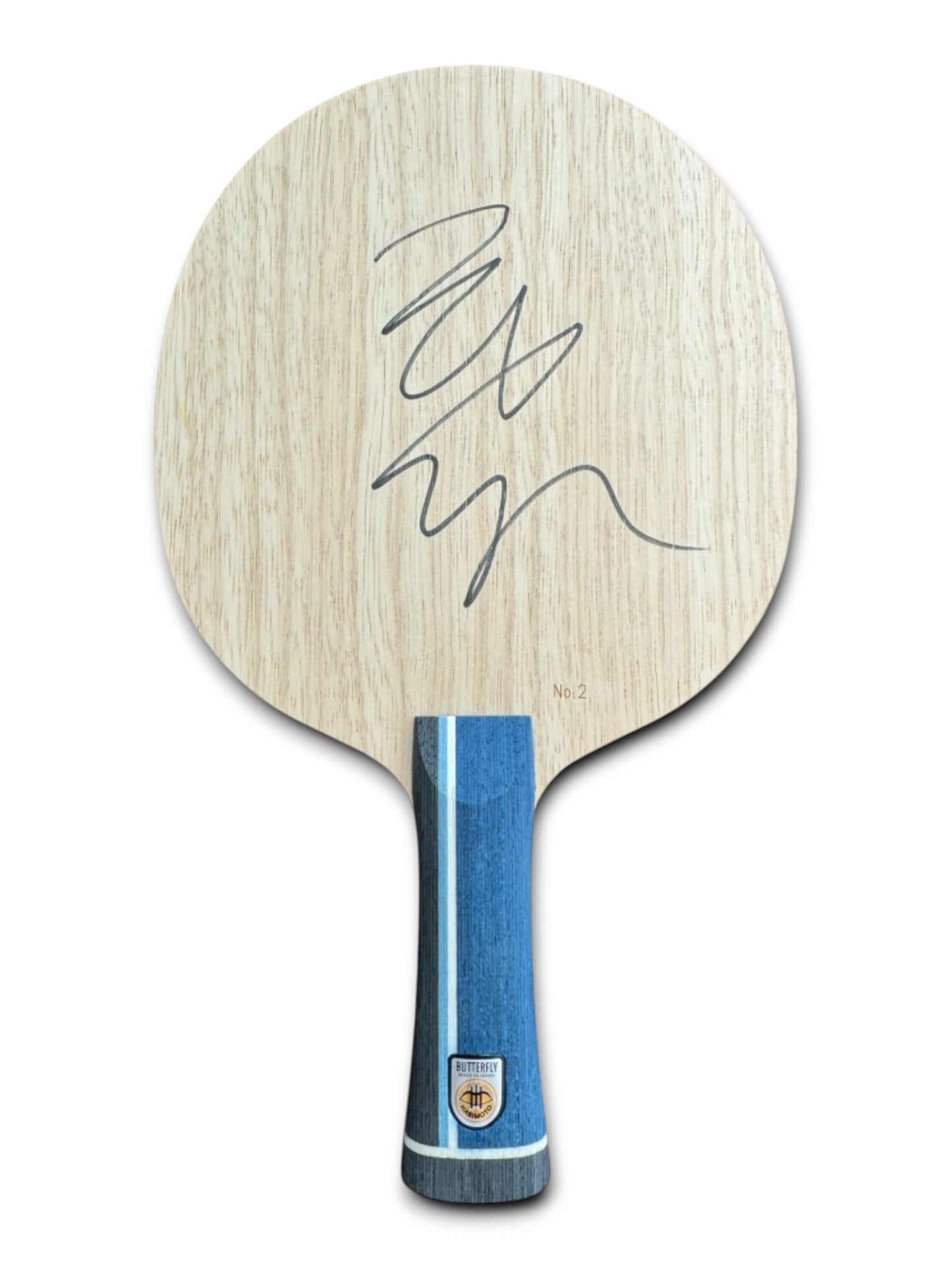 Butterfly – Persönliche Klinge von Tomokazu Harimoto (Doppelcode) mit Signatur