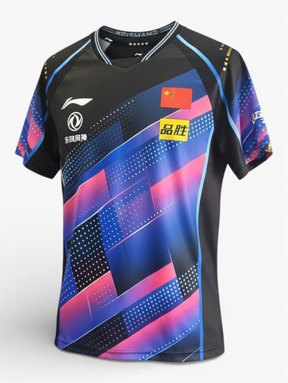 Li-Ning – China National Team 2023 Competition Shirt- Black |  Table Tennis Jersey