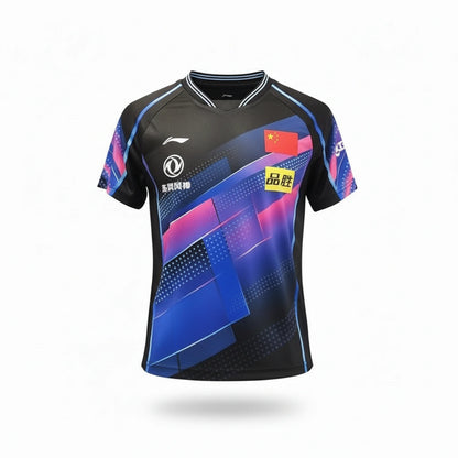Li-Ning – China National Team 2023 Competition Shirt- Black |  Table Tennis Jersey