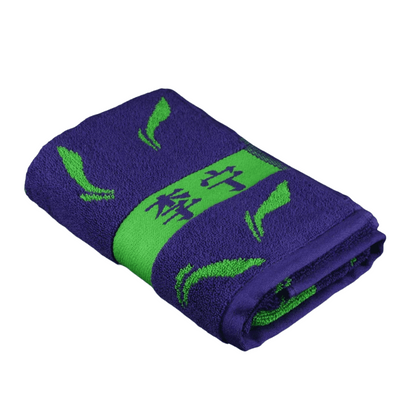 Li-Ning 100% Cotton Towel - Blue / Green color