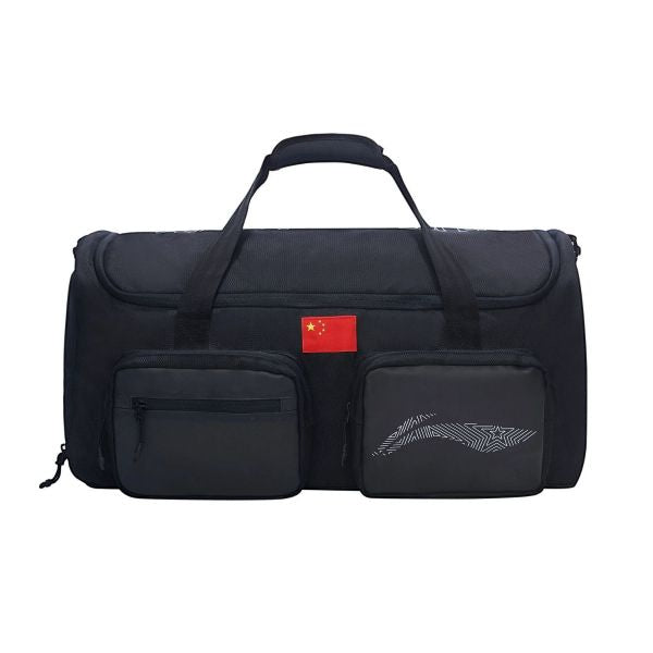 Sac de sport Li-Ning pour l'équipe nationale chinoise (noir) | Sac de tennis de table