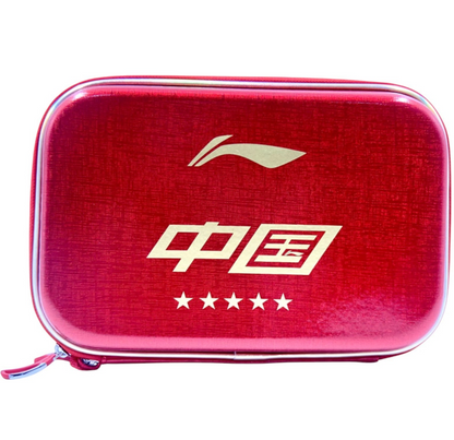 Étui de Raquette de Tennis de Table Li-Ning– Équipe nationale chinoise - ROUGE