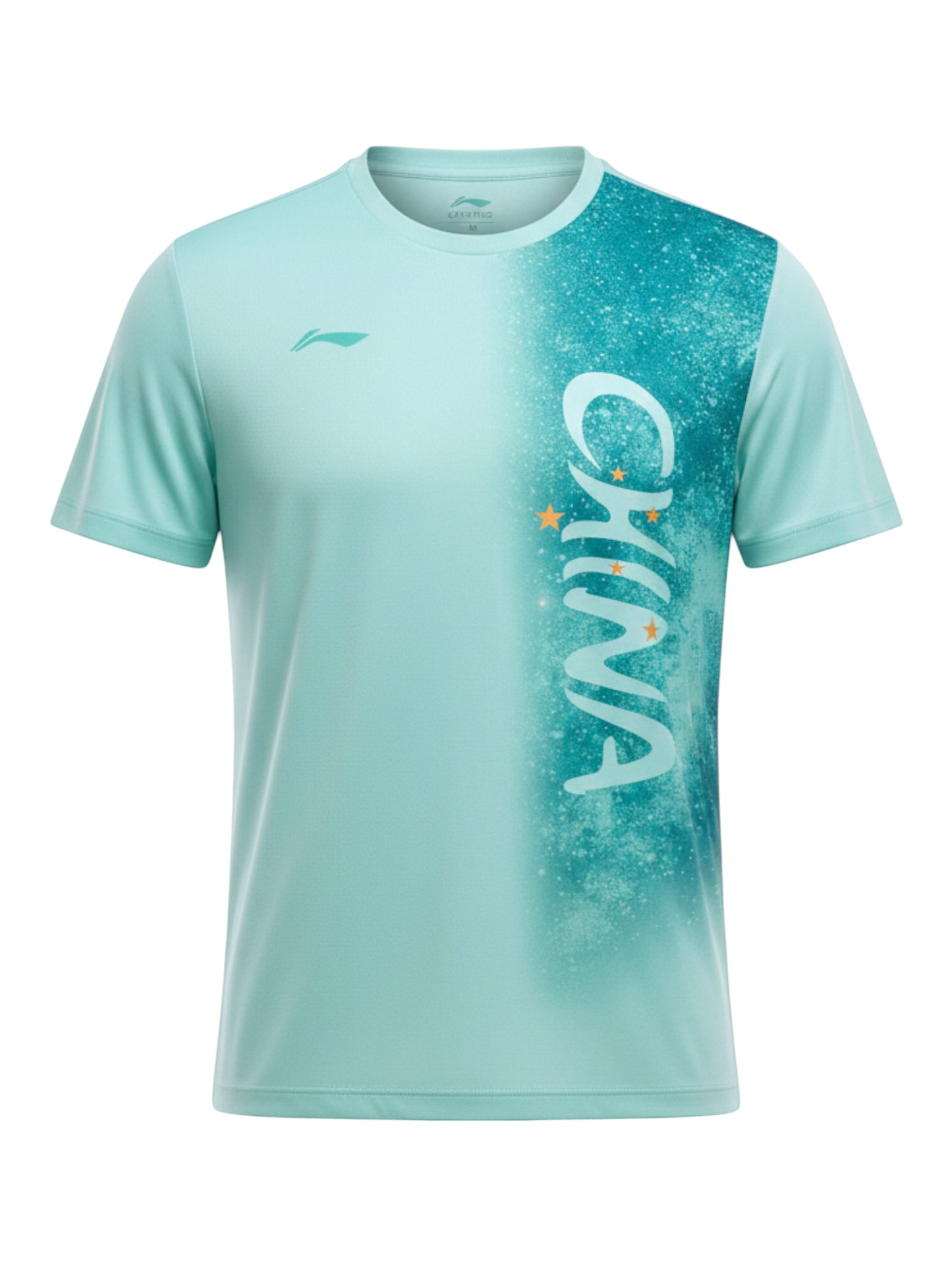 Li-Ning Light Turquoise AT-DRY BASE Table Tennis T-Shirt