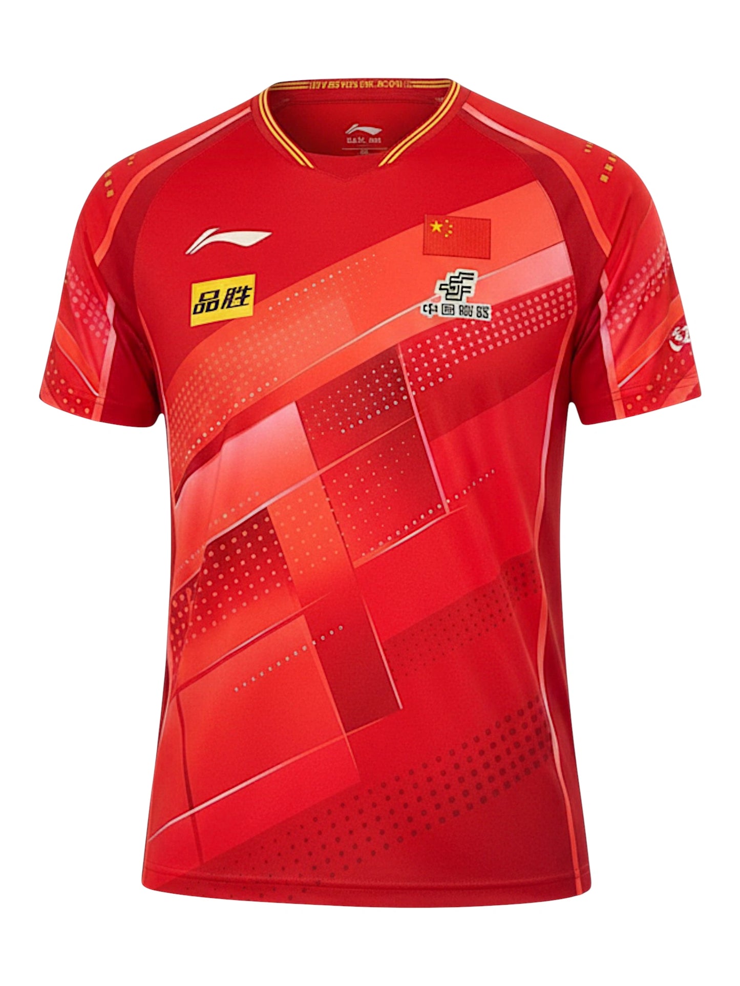 Li-Ning – China National Team 2023 Competition Shirt- Red |  Table Tennis Jersey