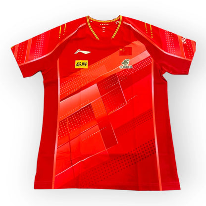 Li-Ning – China National Team 2023 Competition Shirt- Red |  Table Tennis Jersey