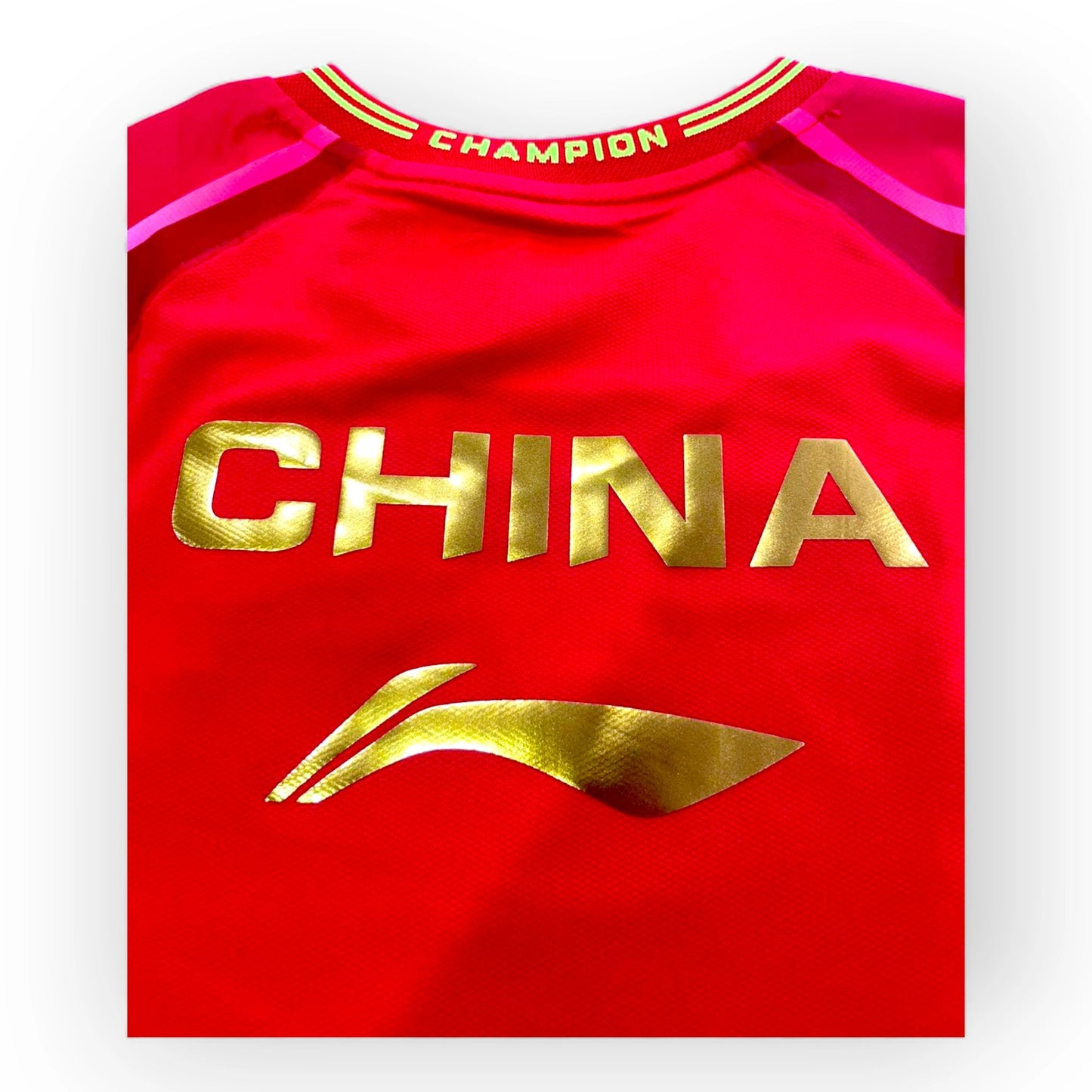 Li-Ning – China National Team 2023 Competition Shirt- Red |  Table Tennis Jersey