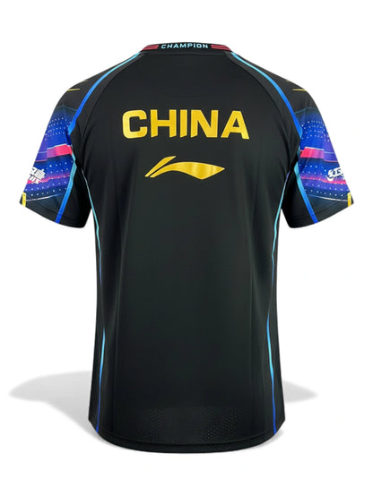 Li-Ning – China National Team 2023 Competition Shirt- Black |  Table Tennis Jersey