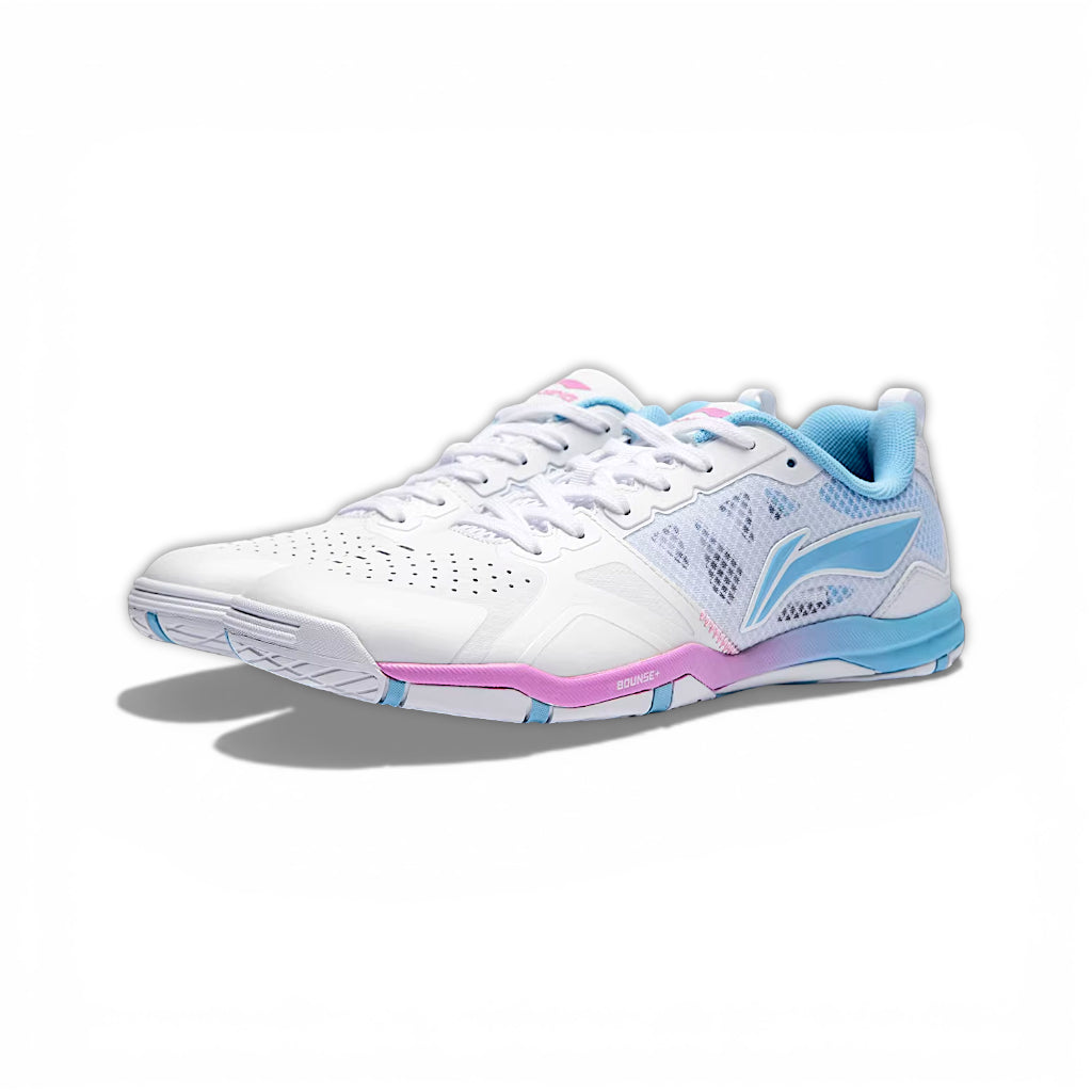 Chaussures de ping-pong - Li-Ning Hawkeye 2.0 PRO (bleu/blanc/rose)