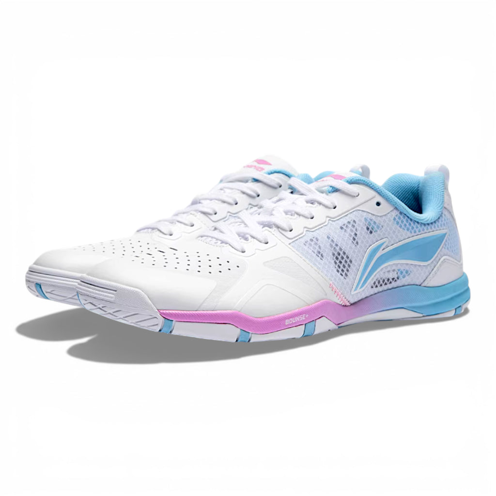 Chaussures de ping-pong - Li-Ning Hawkeye 2.0 PRO (bleu/blanc/rose)