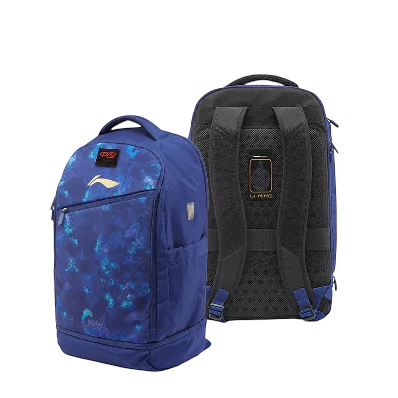 Li-Ning Paris Olympics 2024  Chinese National Team Bagpack (Blue) |Table Tennis Bag