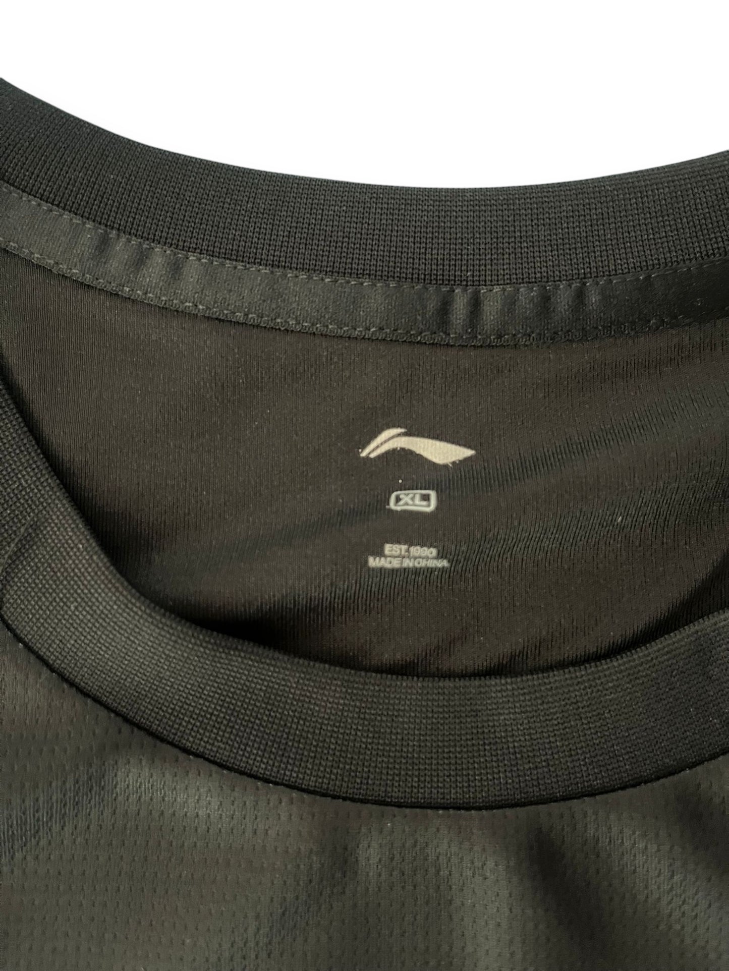 Li-Ning AT DRY Black Table Tennis T-Shirt