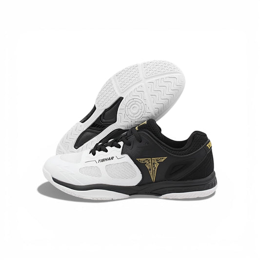 Ping Pong Shoes - Tibhar - Fly Wing 2.0 White/BlackGold
