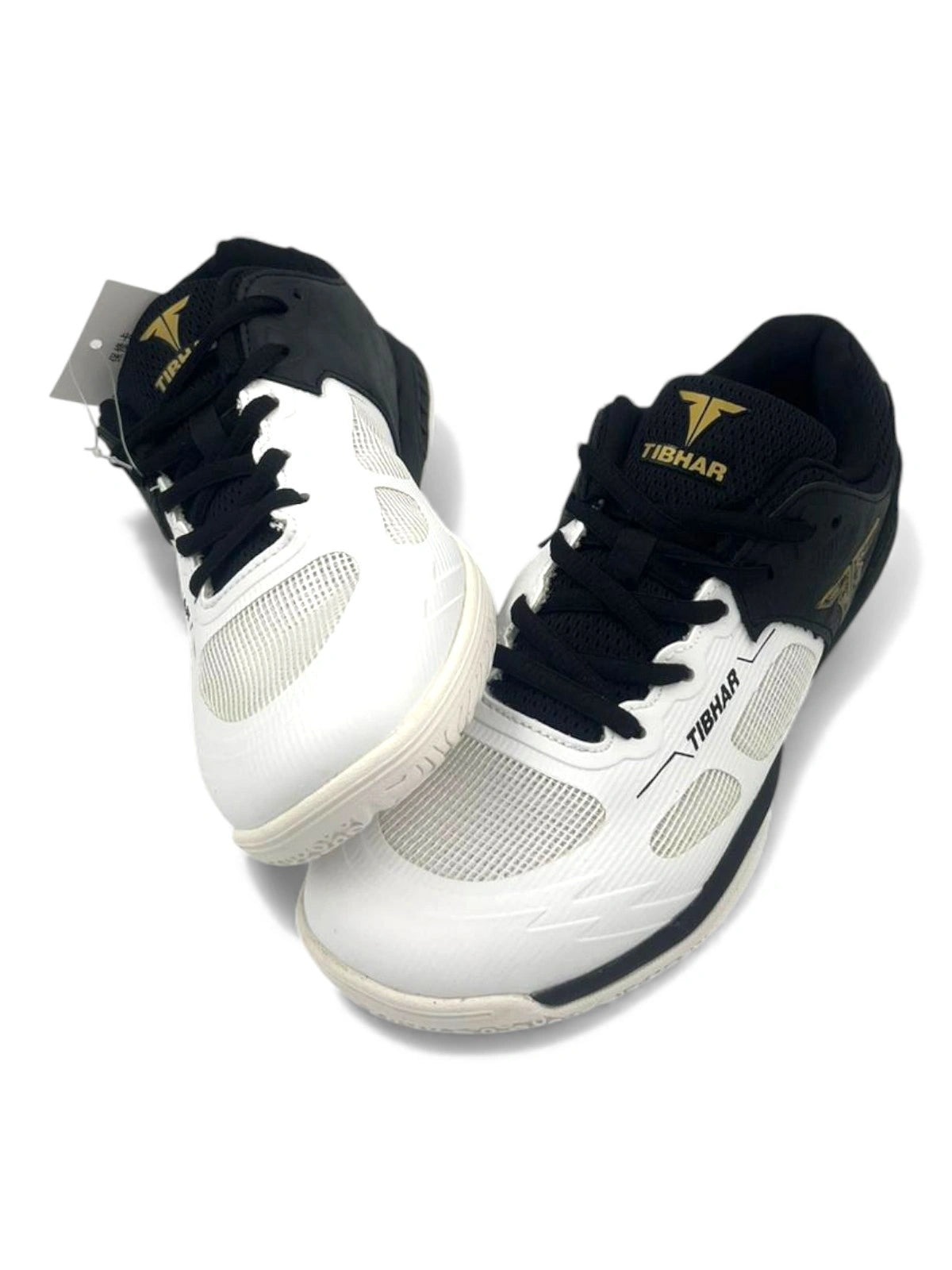 Ping Pong Shoes - Tibhar - Fly Wing 2.0 White/BlackGold