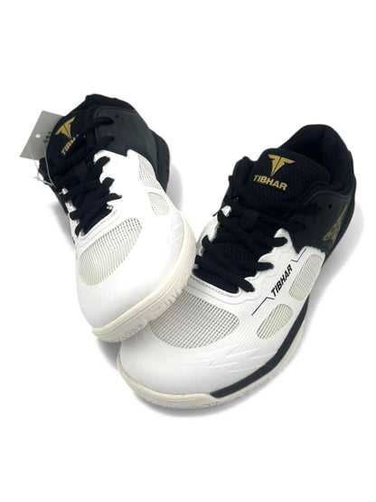 Ping Pong Shoes - Tibhar - Fly Wing 2.0 White/BlackGold