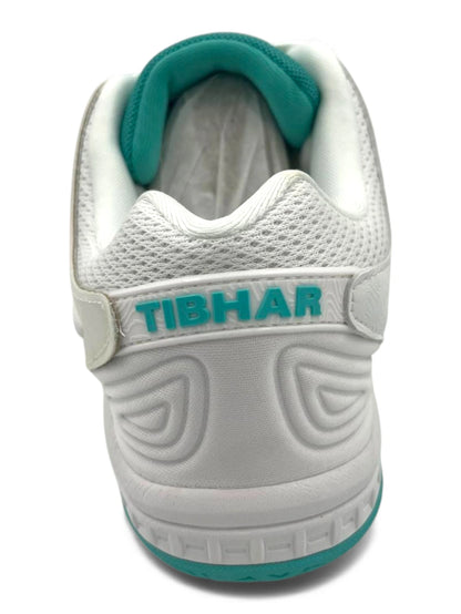 Ping Pong Shoes – Tibhar - Fly Wing 2.0 white/Turquoise Blue  Lightweight