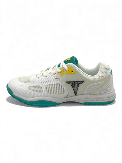 Ping Pong Shoes – Tibhar - Fly Wing 2.0 white/Turquoise Blue  Lightweight