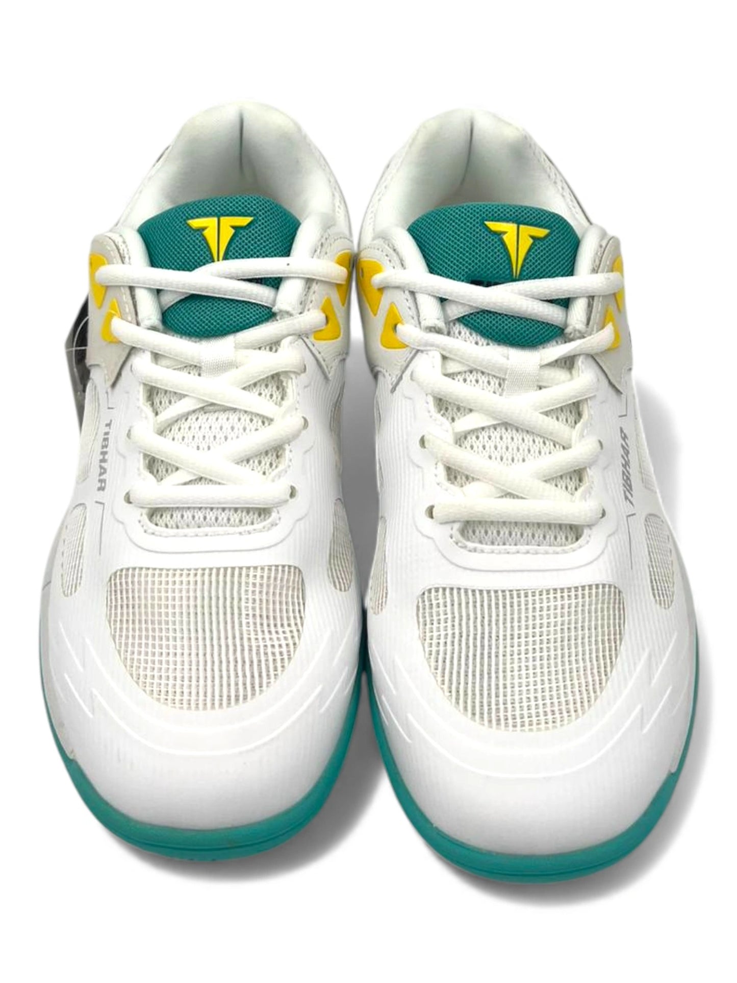 Ping Pong Shoes – Tibhar - Fly Wing 2.0 white/Turquoise Blue  Lightweight