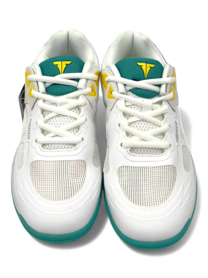 Ping Pong Shoes – Tibhar - Fly Wing 2.0 white/Turquoise Blue  Lightweight