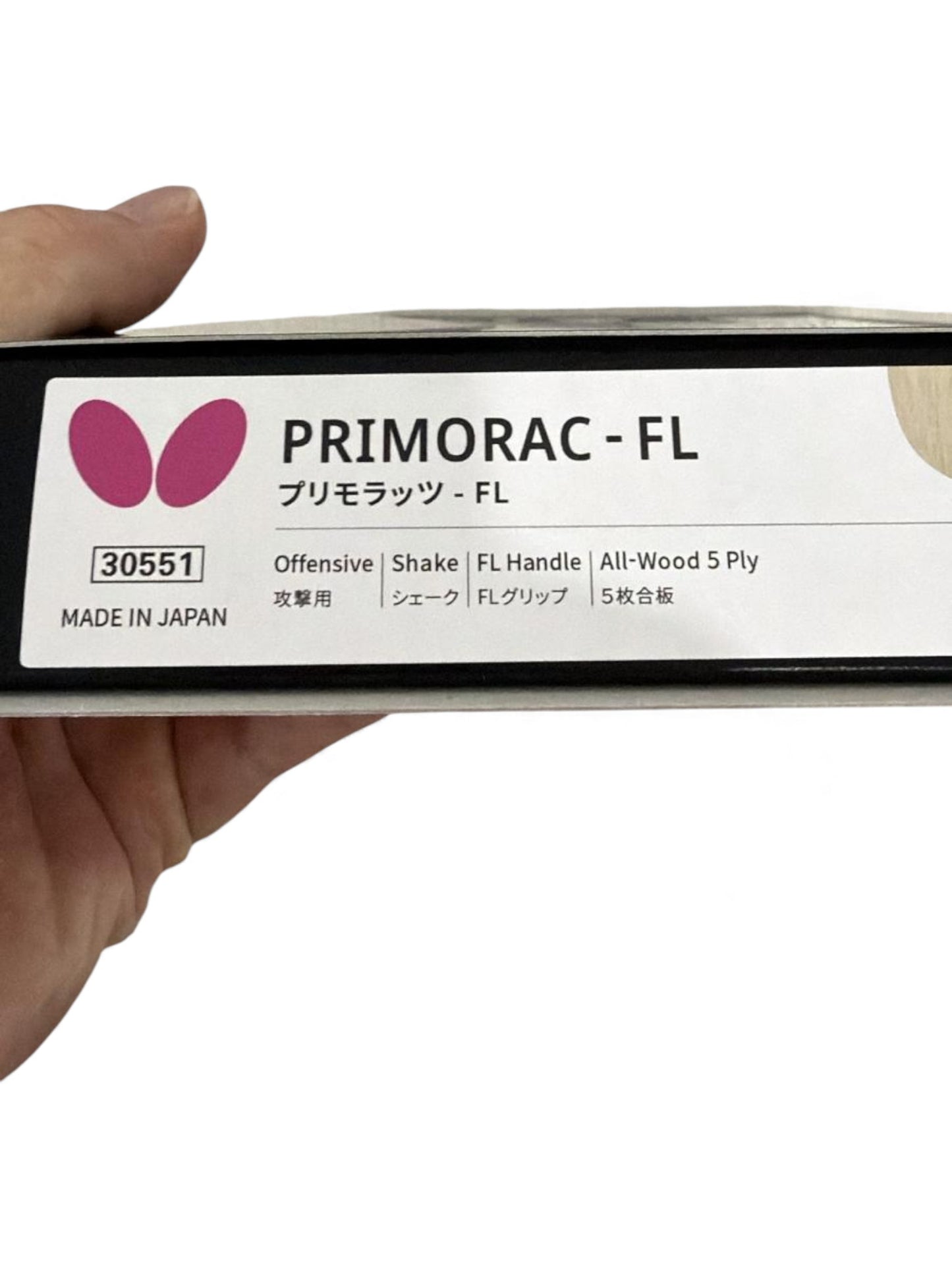 Butterfly PRIMORAC - All-Wood Offensive - Bois Tennis de Table