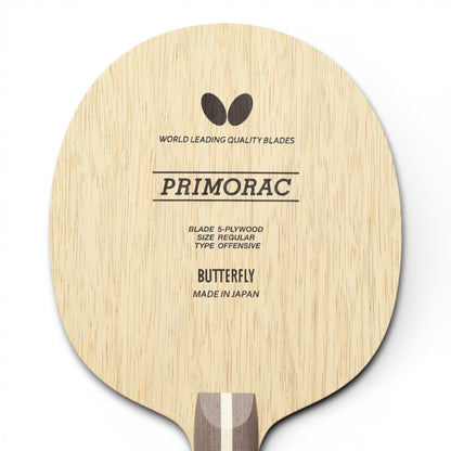 Butterfly PRIMORAC – Offensiv-Tischtennisschläger aus Vollholz