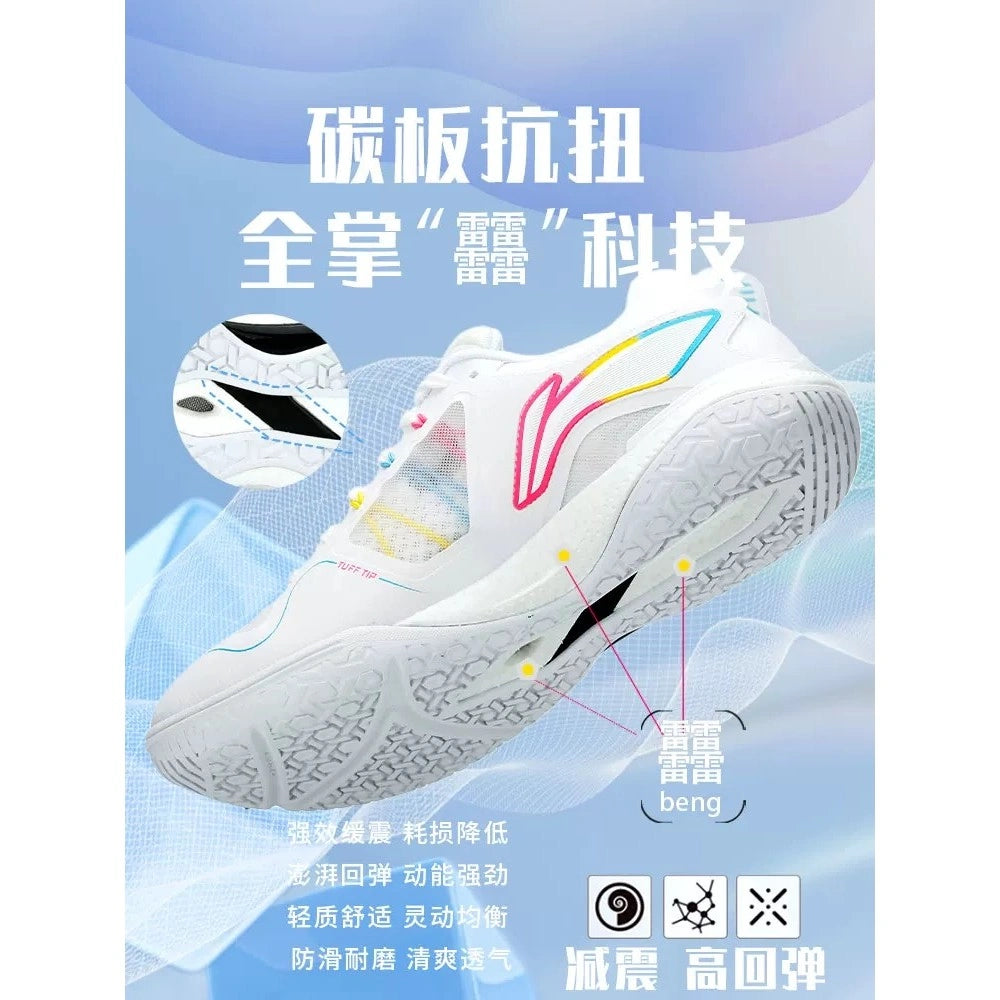 Chaussures de ping-pong - Li Ning New Kirin 3.0 2024(Blanc/Bleu/Jaune/Rose)