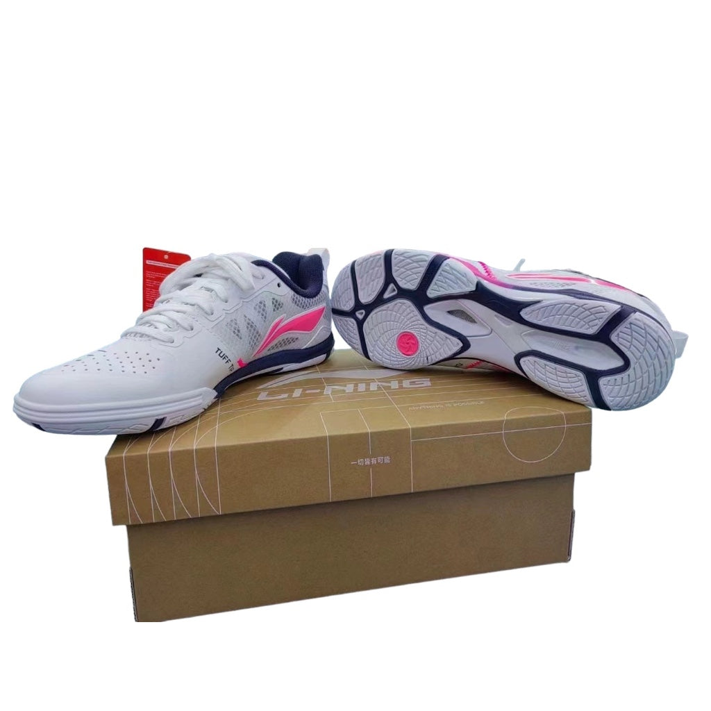 Li-Ning Hawkeye 2.0 PRO Table Tennis Shoes (White/Violet/Pink)